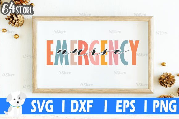 Emergency Nurse SVG, Nurse RN SVG: Practical Review