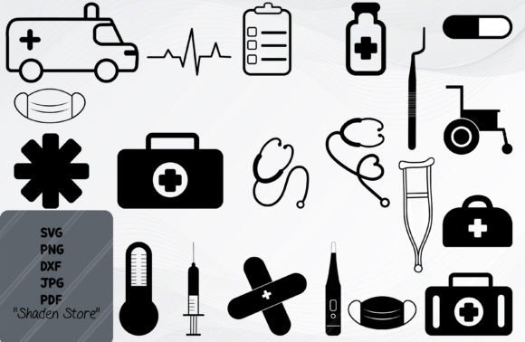 Medical Svg Bundle, Through an Embroiderer's Eyes