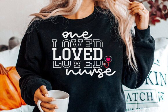 One Loved Nurse Valentines Nurse SVG PNG
