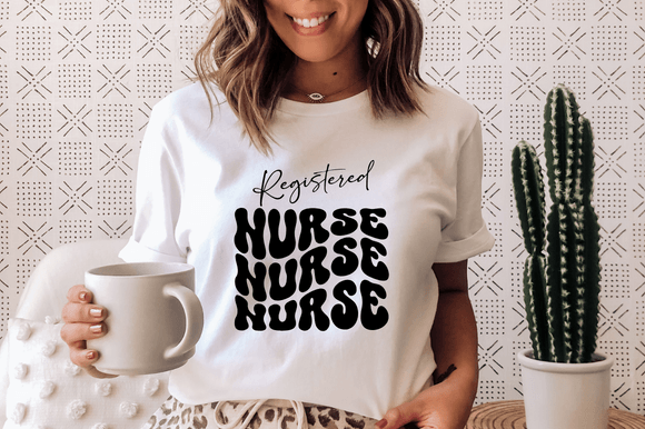 Registered Nurse Svg, Wavy Nurse Svg