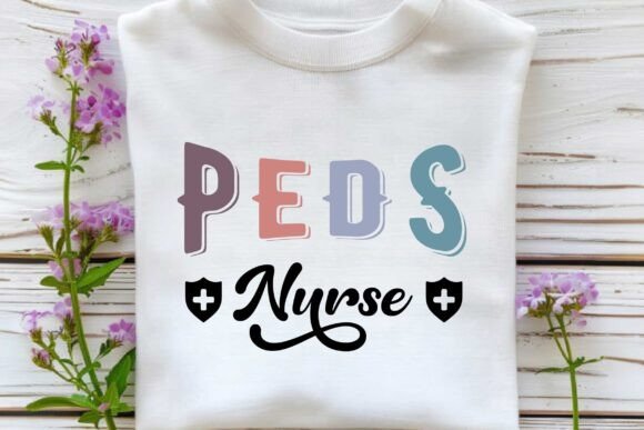 Retro Nurse SVG: PEDS Nurse Embroidery Review