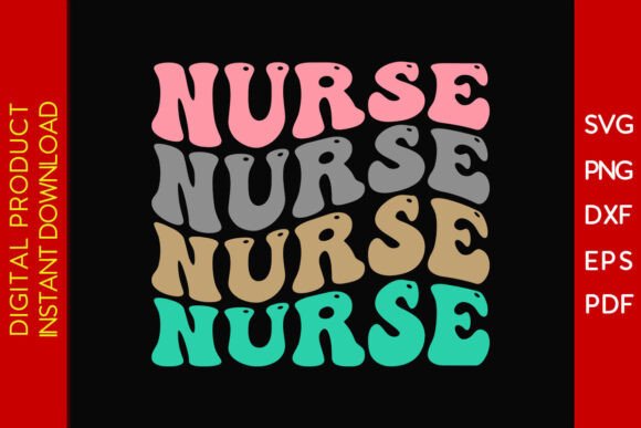 Retro Wavy Text Nurse SVG – A Designer's Real-Talk Review